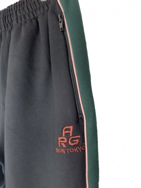 NON TOKYO(ノントーキョー) JERSEY PANTS / BLACK×GREEN