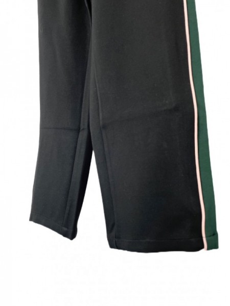 NON TOKYO(ノントーキョー) JERSEY PANTS / BLACK×GREEN