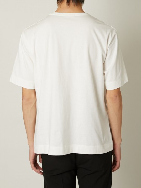 TAAKK(ターク) BIRD EMBROIDERY T-SHIRTS / WHITE