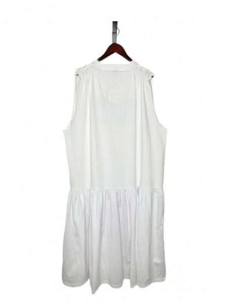 NON TOKYO(ノントーキョー) GATHER SLEEVE ONE-PIECE / WHITE